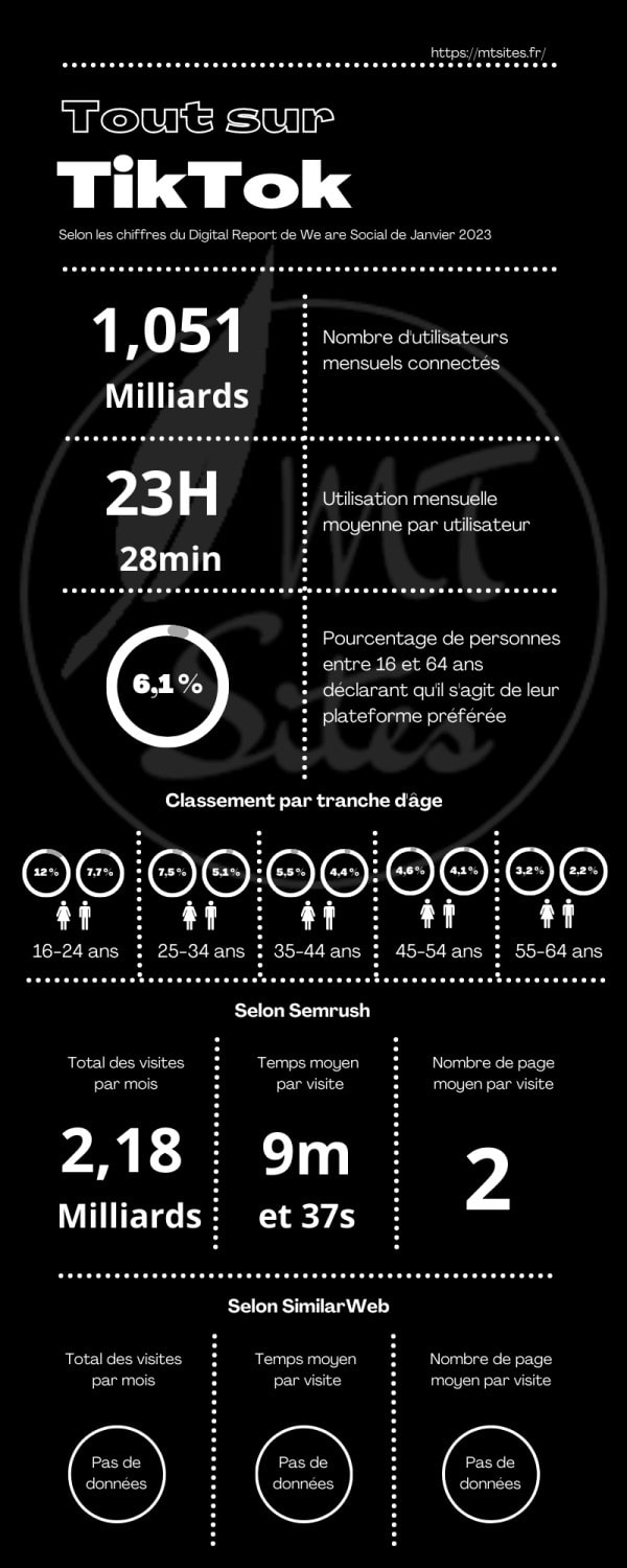 Chiffres 2023 TikTok